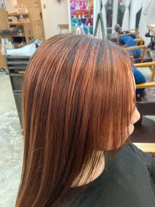 ロング カラー ヘアアレンジ キッズ ROSSO Hair&SPA五反野店所属・💫 シュン💫のヘアスタイル