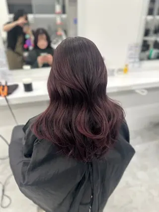 ロング カラー パーマ ヘアアレンジ メンズ キッズ ♥️韓国ヘア レイヤー♥️ゆりのヘアスタイル