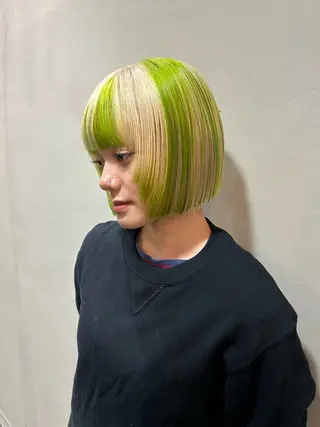 ミディアム L STUDIO所属・ハイトーン/ブリーチ 🧁soraのヘアスタイル