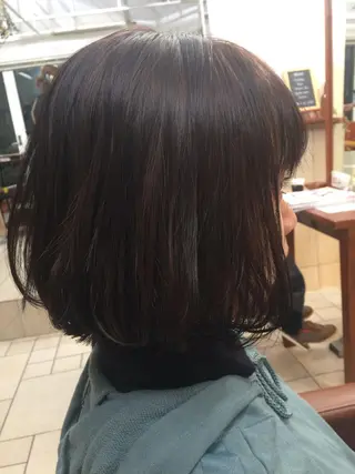 ショート カラー パーマ ヘアアレンジ メンズパーマの巨匠 鈴木純のヘアスタイル