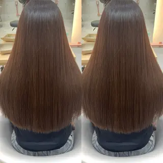 ロング カラー ブリーチ無しダブル カラー🦕まどかのヘアスタイル