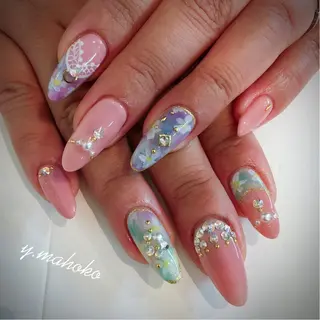 ネイル She nail studio 原宿所属・パラジェル有/ スカルプ/mahoのネイルデザイン