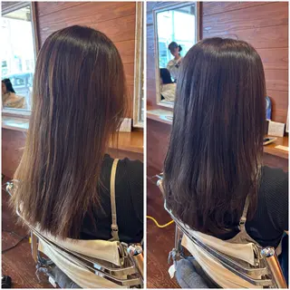 セミロング カラー peal ark いろはのヘアスタイル