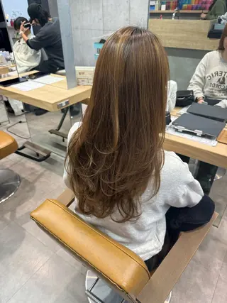 ロング 透明感/艶カラー/ ゆな🫧のヘアスタイル