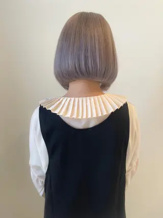 ショート カラー 清水 亮太／赤み消しカラーのヘアスタイル