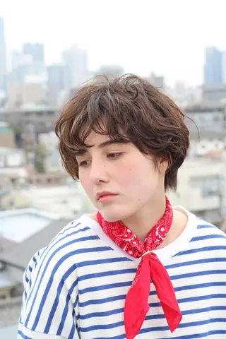 ショート 【髪質改善】Cyan 中村ちゅんみのヘアスタイル