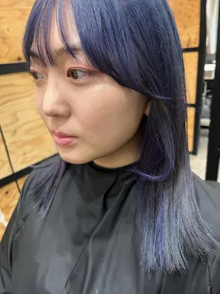 セミロング カラー パーマ ヘアアレンジ メンズ キッズ ネイル マツエク・マツパ アイブロウ times salon名駅所属・久木原 ゆりのヘアスタイル