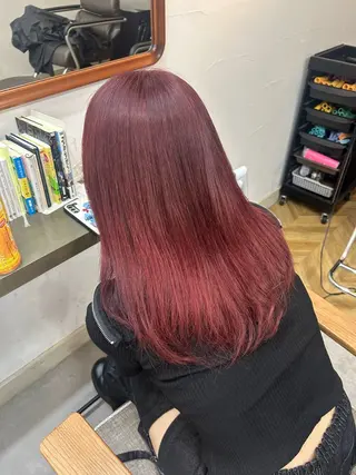 セミロング カラー 🌱メンズカット募集 中🌱ナノコのヘアスタイル