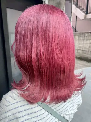 セミロング カラー ハイトーン/韓国風/ 艶髪/吉祥寺のヘアスタイル