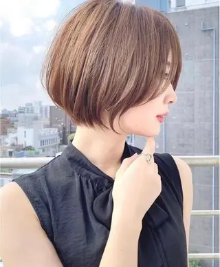 ショート 似合わせショート🌿 ボブ🫧 乾辺真悠子のヘアスタイル