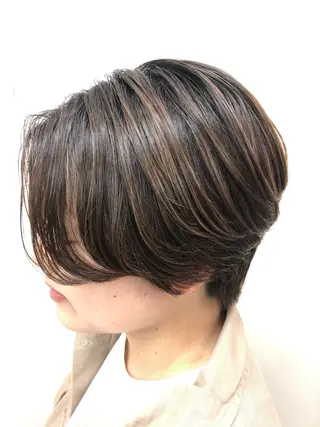 ショート 渕向 克海のヘアスタイル