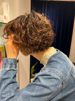 パーマ 上原 みちるのヘアスタイル