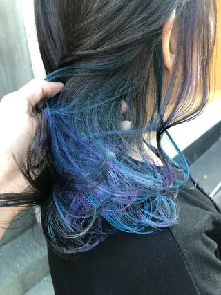 ミディアム カラー 原宿サロン代表 デザインカラー伊藤卓のヘアスタイル