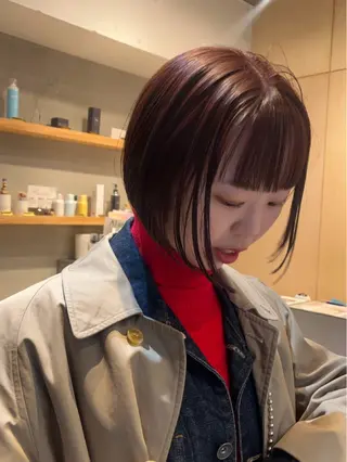 ショート カラー タカノ ノゾミのヘアスタイル