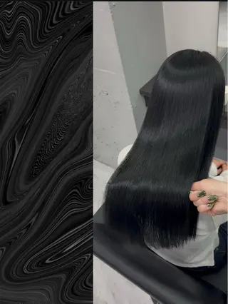 ロング Mi9nonbyRAFTOKYO所属・RAF Yunaのヘアスタイル