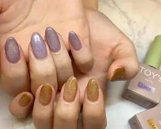 ネイル 韓国/ヌーディー系 ネイル自由が丘のネイルデザイン