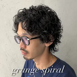 ミディアム パーマ メンズ 横浜メンズパーマ🔥 大野賢人のヘアスタイル