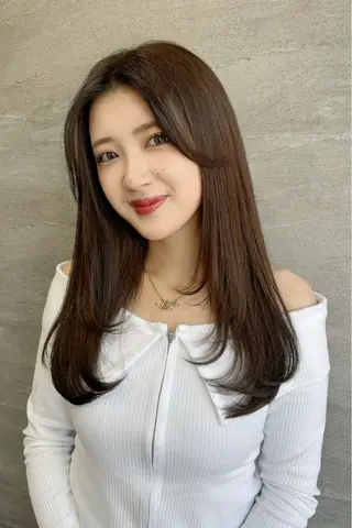 ロング カラー 永井大樹✨ 透明感カラー✨のヘアスタイル