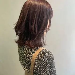 ミディアム カラー 当日予約大歓迎💗 依田瑞希のヘアスタイル