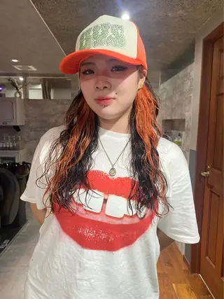 ロング カラー パーマ mai / linoah˚✧のヘアスタイル