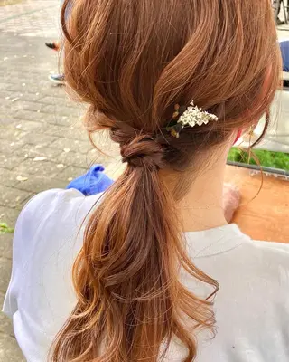 ヘアアレンジ 🦔Laulu 菅原綾乃のヘアスタイル