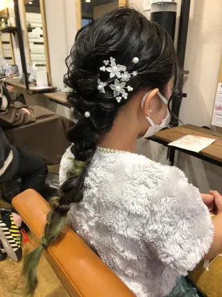 ロング ヘアアレンジ 【髪質改善】関根 拓斗のヘアスタイル