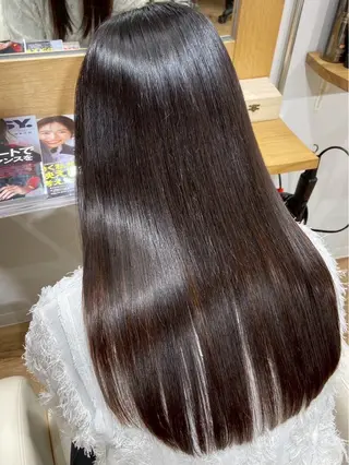 ロング パーマ source河原町 /水本賢のヘアスタイル