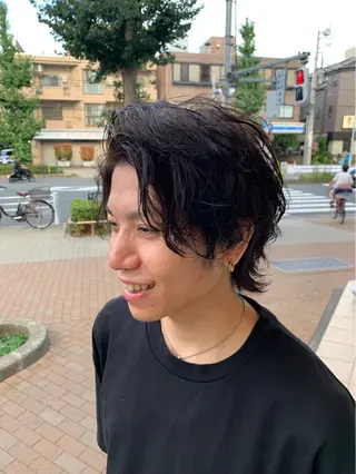 パーマ ✨パーマモデル募集 小林佑輔✨のヘアスタイル