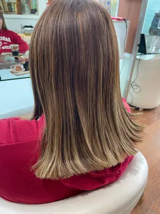 ミディアム カラー Canon/ インナーカラー/四条のヘアスタイル