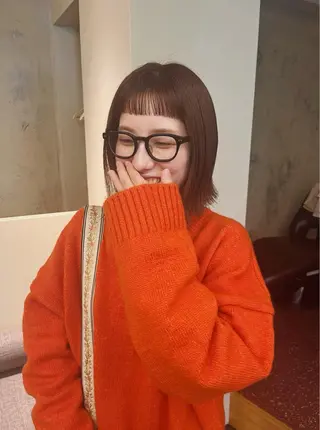 ショート 西山 紗耶香🪽 透明感カラー/ボブのヘアスタイル