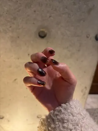 ネイル 💞暖色艶カラー/ ホウツキカナ🍒のヘアスタイル