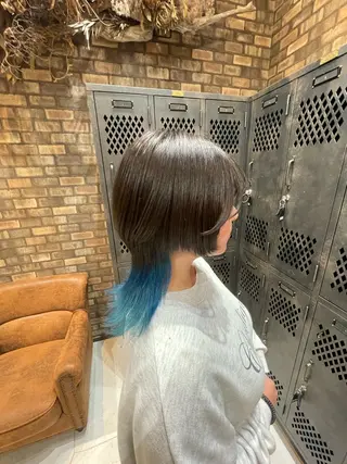 ミディアム カラー ✨ハイトーン✨ダブル カラー✨シバサキのヘアスタイル