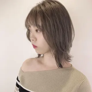 ミディアム 関 京磨のヘアスタイル