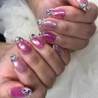 ロング カラー ヘアアレンジ キッズ ネイル マツエク・マツパ 福田 加奈のネイルデザイン