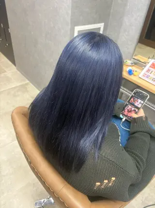 ロング カラー ヘアアレンジ 金子 明日香のヘアスタイル