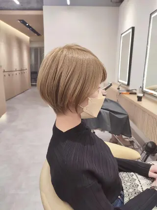 ショート 【似合わせ・レイヤー ・パーマ】海気のヘアスタイル