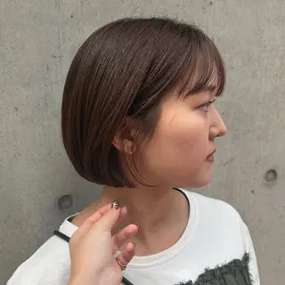 ショート 暖色/ボブ/吉岡美音 GIEN NU茶屋町のヘアスタイル
