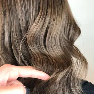 セミロング カラー ヘアアレンジ knock【ノック】所属・烏丸韓国ヘア🇰🇷 ayaka🎀のヘアスタイル