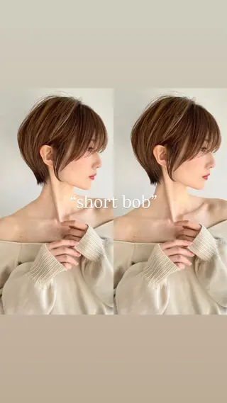 ショート Lond所属・ボブ/顔まわり /みそらのヘアスタイル