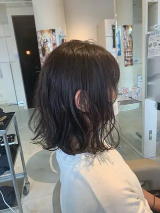ミディアム 本田 卓也のヘアスタイル