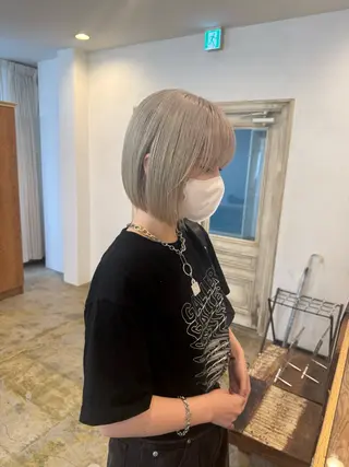 ショート 梅田／ボブカット ／サイバアサトのヘアスタイル