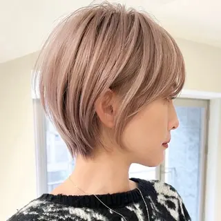 ショート カラー ショート特化✨ 津々美のヘアスタイル