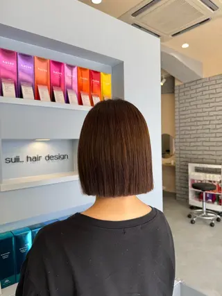 ショート 透明感カラー🫧 🍒ダブルカラーのヘアスタイル