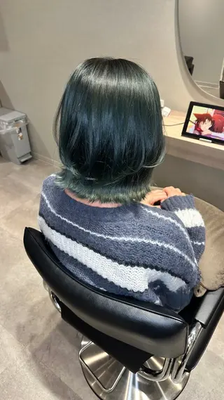 ショート カラー MiU所属・韓国×髪質改善×美髪 縮毛矯正×レイヤーのヘアスタイル