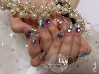 ネイル ラベンダー💖日暮里 ルル💖ネイルのネイルデザイン