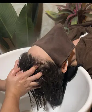 セミロング CALON銀座 極上のヘッドスパのヘアスタイル