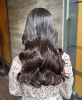 ロング パーマ ‎🤍表参道/レイヤ ーカット🤍 ちえのヘアスタイル