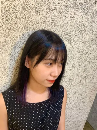 ミディアム カラー MIRUCO by KURAKU所属・⭐️ハイトーンカラー ⭐️メンズパーマ達成のヘアスタイル