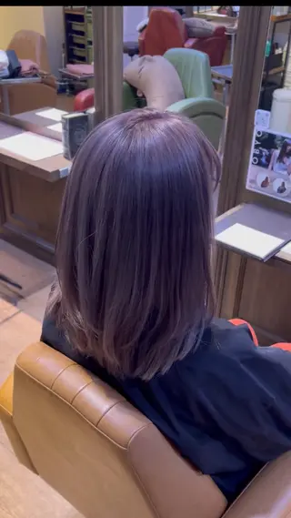 ミディアム Dice朋生/ブリー チ/ハイトーン特化のヘアスタイル