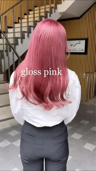 ミディアム カラー Selenehair 三条本店のヘアスタイル